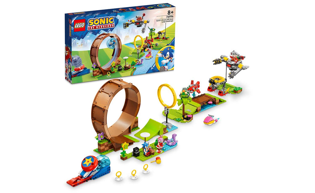 LEGO Sonic the Hedgehog Sonic's Green Hill Zone Loop Challenge Set 76994