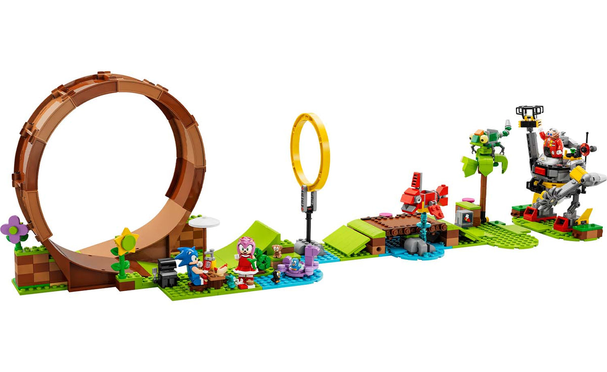 LEGO Sonic the Hedgehog Sonic's Green Hill Zone Loop Challenge Set 76994