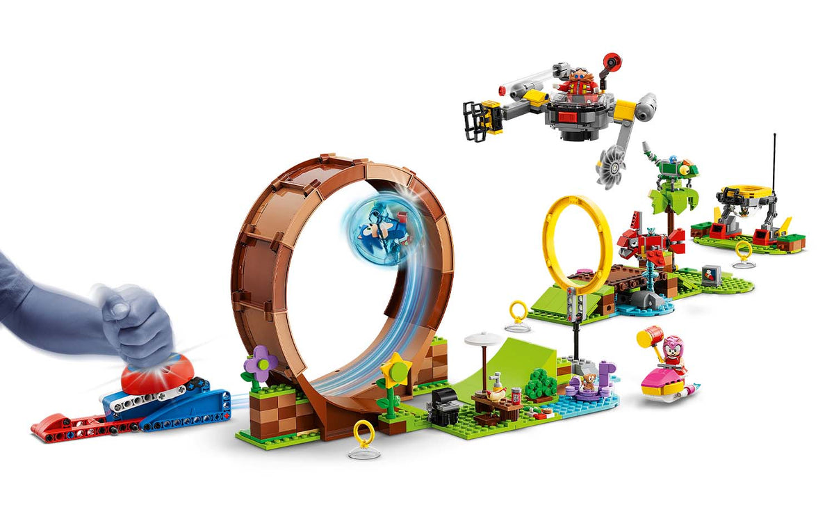 LEGO Sonic the Hedgehog Sonic's Green Hill Zone Loop Challenge Set 76994