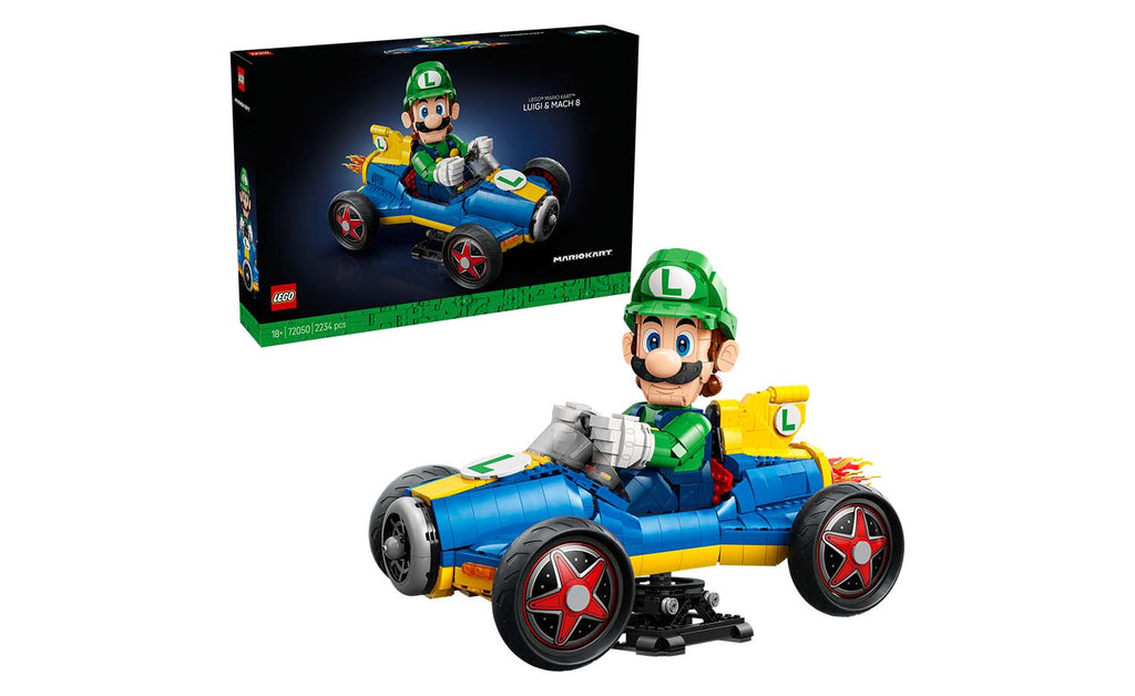 LEGO Super Mario Mario Kart – Luigi & Mach 8 Set 72050
