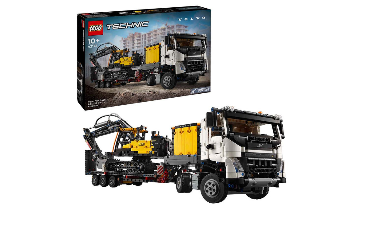 LEGO Technic Volvo FMX Truck & EC230 Electric Excavator Set 42175